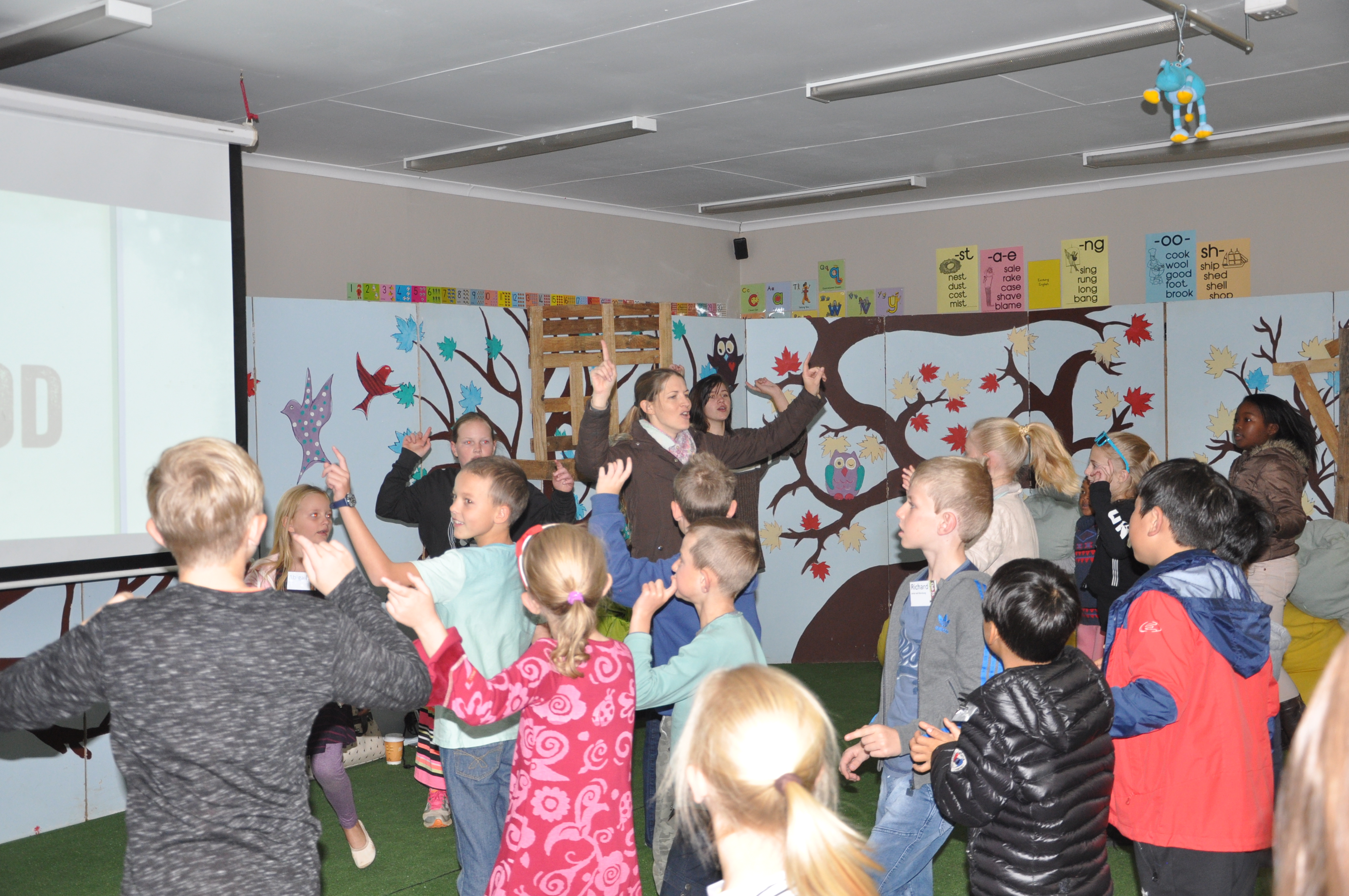 Dancing at Children's church